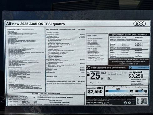 Used 2025 Audi Q5 Premium Plus w/ Premium Plus AWD/4WD image 21