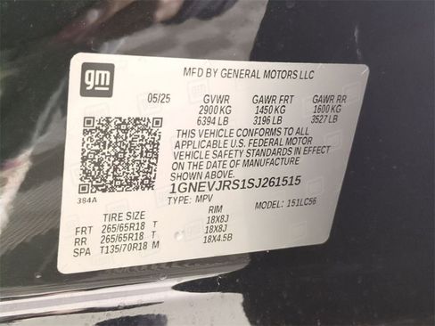 Certified 2025 Chevrolet Traverse Z71 w/ Driver Confidence Package image 34