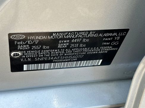Used 2017 Hyundai Sonata Sport w/ Value Edition Package 02 FWD image 35