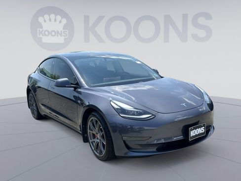 Used 2021 Tesla Model 3 Performance AWD/4WD image 2