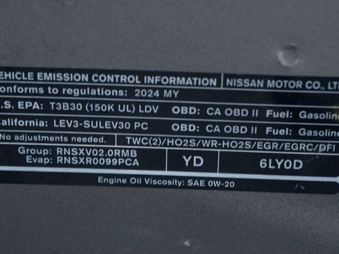 Used 2024 Nissan Sentra SV w/ All-Weather Package FWD image 12