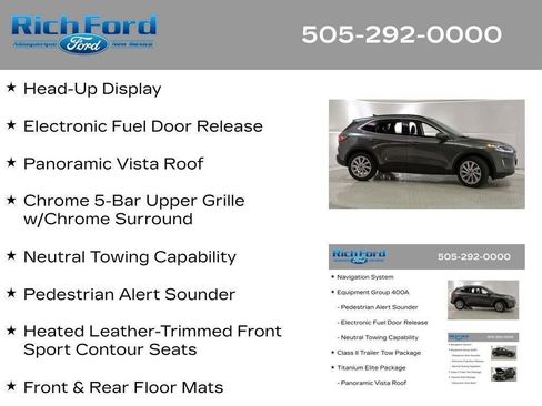 Used 2021 Ford Escape Titanium w/ Titanium Elite Package AWD/4WD image 54