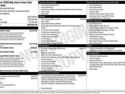 Used 2024 RAM 2500 Big Horn w/ Safety Group image 22
