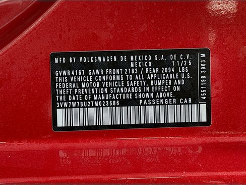 New 2026 Volkswagen Jetta SE image 30