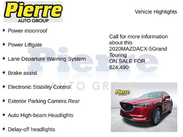 Used 2020 MAZDA CX-5 Grand Touring AWD/4WD image 12