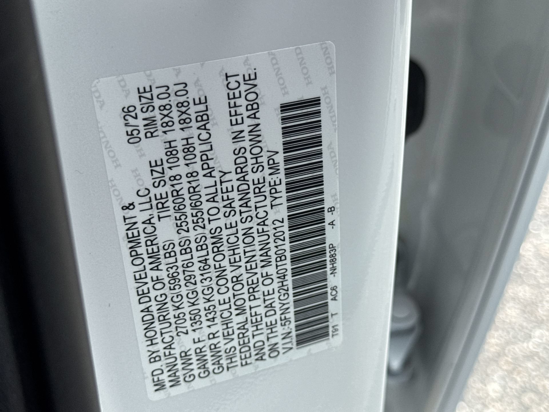 New 2026 Honda Pilot EX-L image 37