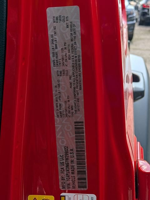 New 2026 Jeep Wrangler Unlimited Sport AWD/4WD image 26