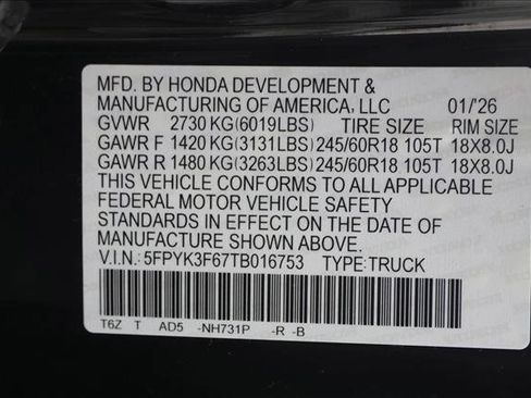 New 2026 Honda Ridgeline TrailSport image 23