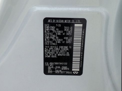 Used 2026 INFINITI QX80 Luxe image 51