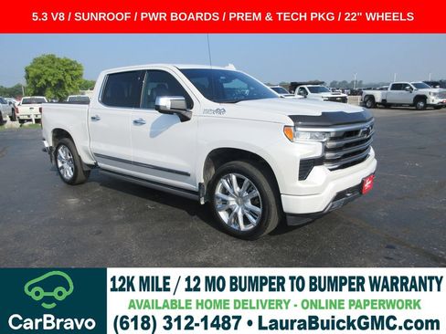 Used 2022 Chevrolet Silverado 1500 High Country w/ High Country Premium Package AWD/4WD image 1