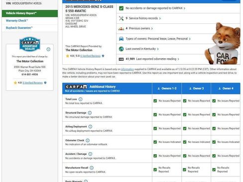 Used 2015 Mercedes-Benz S 550 4MATIC Sedan image 14