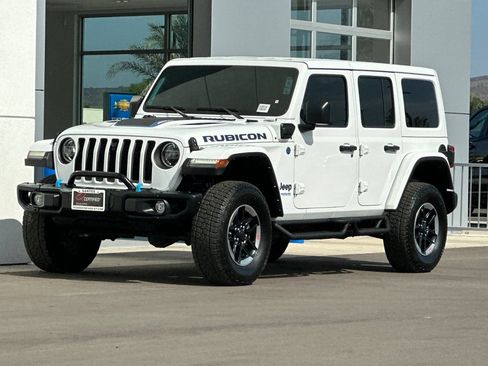 Used 2021 Jeep Wrangler Unlimited Rubicon 4xe w/ Steel Bumper Group AWD/4WD image 8