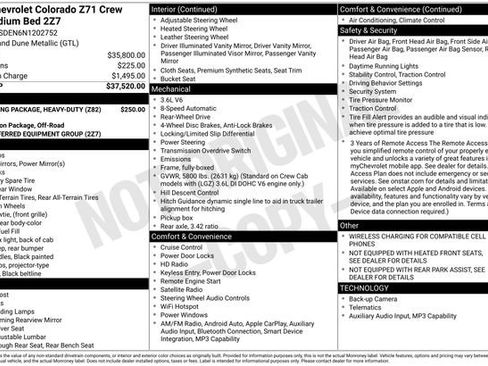 Used 2022 Chevrolet Colorado Z71 image 35