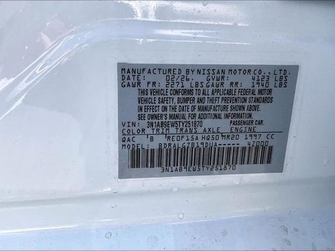 New 2026 Nissan Sentra SL image 16