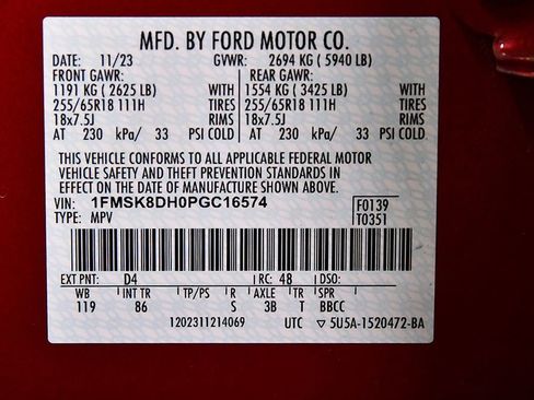 Used 2023 Ford Explorer XLT AWD/4WD image 17