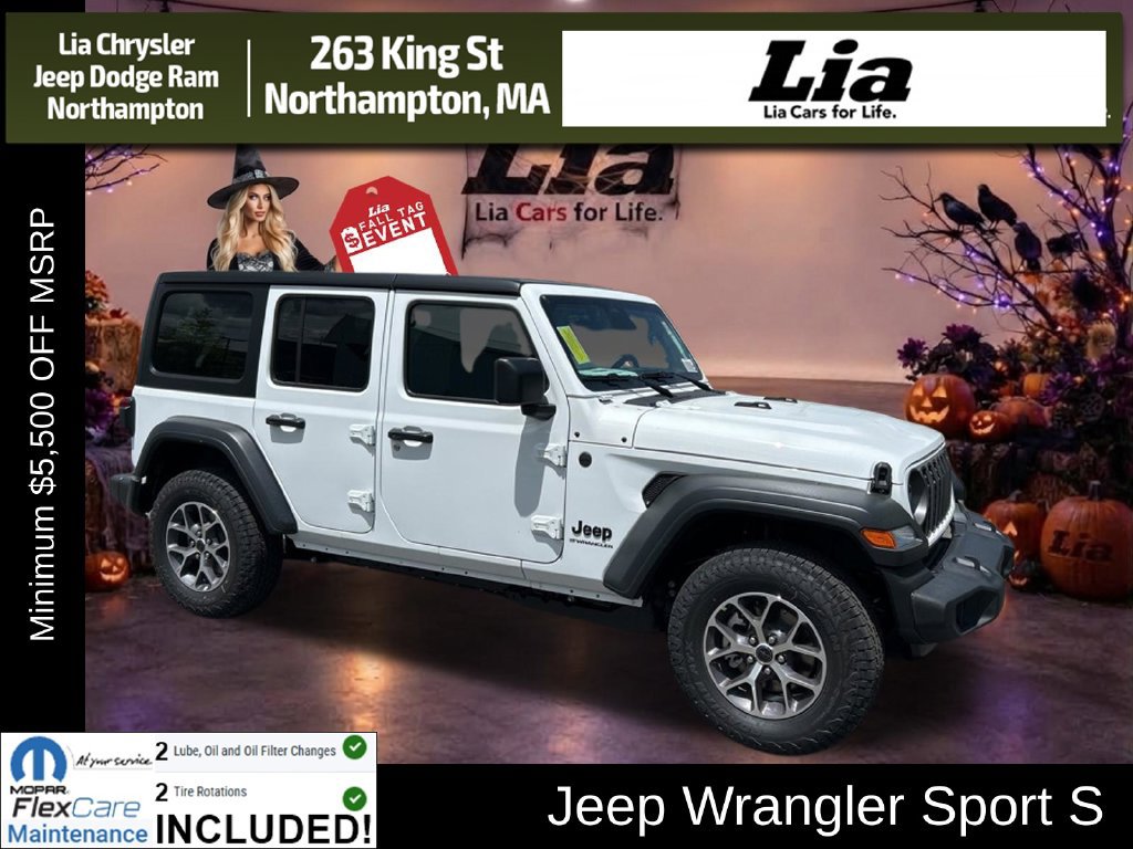New 2026 Jeep Wrangler Unlimited Sport AWD/4WD 360° Tour