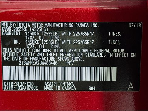 Used 2018 Toyota RAV4 XLE image 12