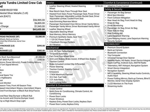 Used 2024 Toyota Tundra Limited w/ TRD Off-Road Package AWD/4WD image 2