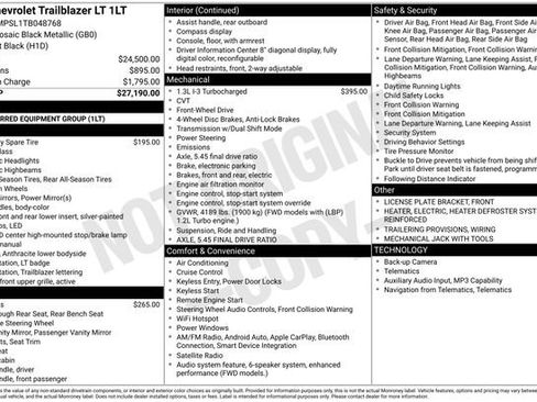 New 2026 Chevrolet TrailBlazer LT FWD image 2