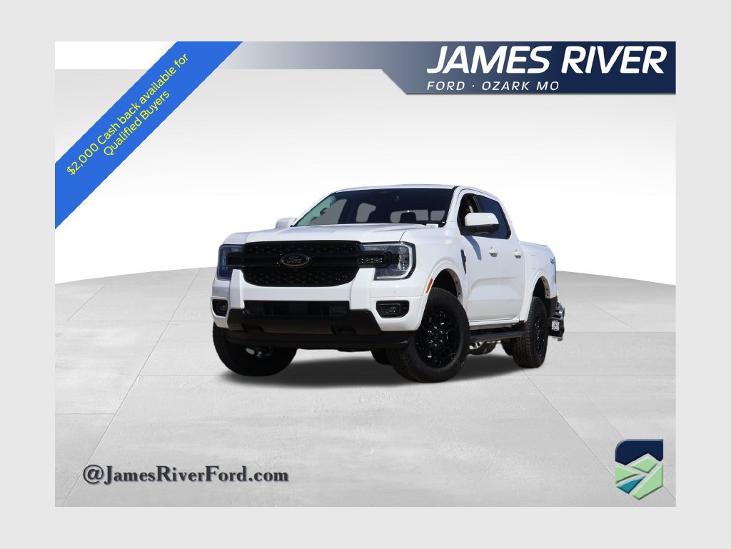 New 2026 Ford Ranger Lariat w/ Black Appearance Package AWD/4WD 360° Tour