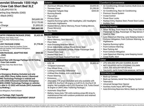 Used 2023 Chevrolet Silverado 1500 High Country w/ High Country Premium Package AWD/4WD image 4