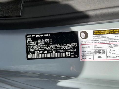 Used 2024 BMW M2 w/ Lighting Package RWD image 69