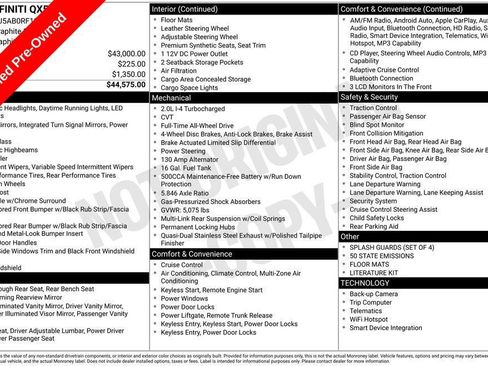 Used 2024 INFINITI QX50 Pure image 39