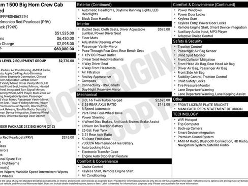 Certified 2025 RAM 1500 Big Horn AWD/4WD image 52