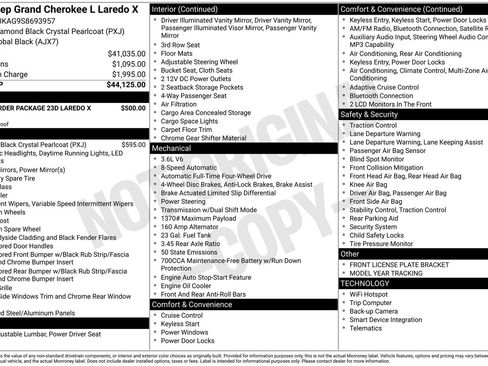 New 2025 Jeep Grand Cherokee L Laredo image 35