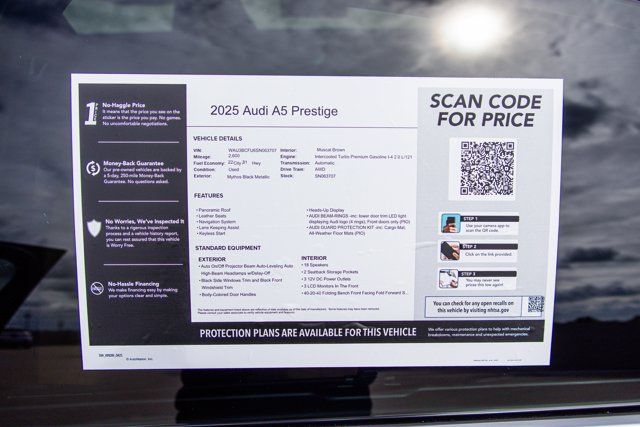 Used 2025 Audi A5 2.0T Prestige w/ 19" Wheel Package AWD/4WD image 29