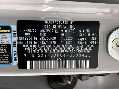 Used 2022 Kia Telluride EX w/ EX Premium Package AWD/4WD image 36