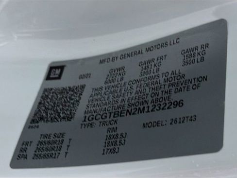 Certified 2021 Chevrolet Colorado W/T w/ Custom Special Edition image 25