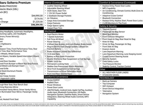 Certified 2023 Subaru Solterra AWD image 8
