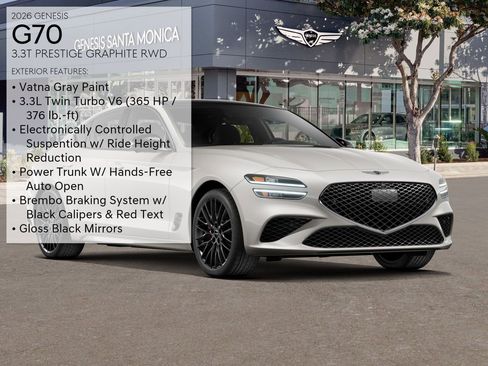 New 2026 Genesis G70 3.3T Prestige RWD image 10