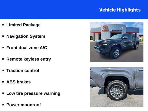 Used 2025 Toyota Tacoma Limited AWD/4WD image 4