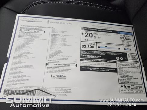 New 2027 Chrysler Pacifica Select AWD/4WD image 59