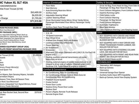 Used 2022 GMC Yukon XL SLT w/ SLT Premium Package RWD image 2