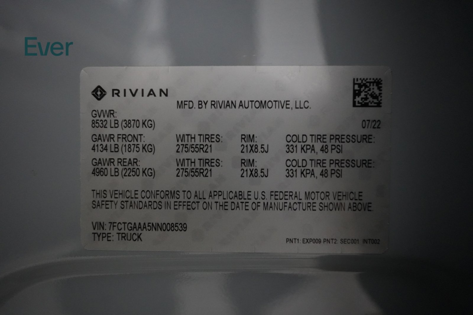 Used 2022 Rivian R1T Adventure AWD/4WD image 30