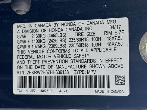 Used 2017 Honda CR-V EX image 12