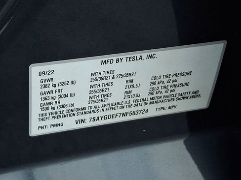 Used 2022 Tesla Model Y Performance image 28