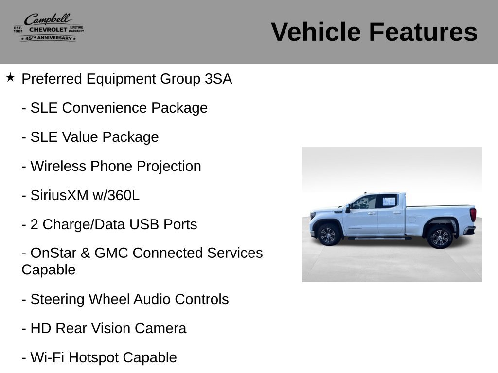 Used 2023 GMC Sierra 1500 SLE RWD image 16