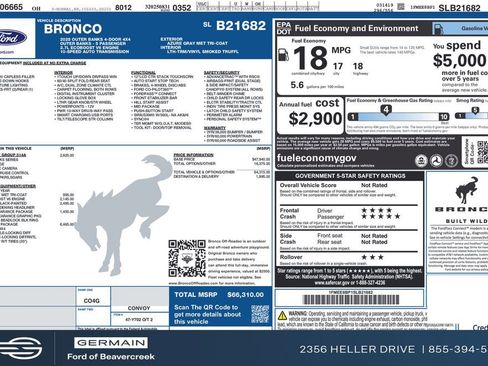 New 2025 Ford Bronco Outer Banks w/ Sasquatch Package image 29