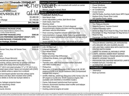 Used 2016 Chevrolet Silverado 2500 W/T w/ WT Convenience Package image 17