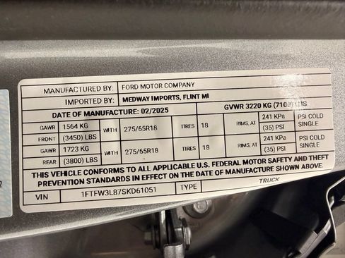 Used 2025 Ford F150 XLT w/ Equipment Group 301A Standard AWD/4WD image 57