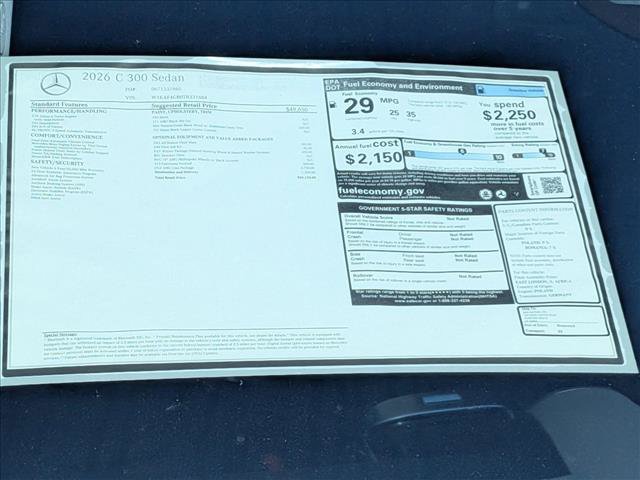 Used 2026 Mercedes-Benz C 300 Sedan image 16