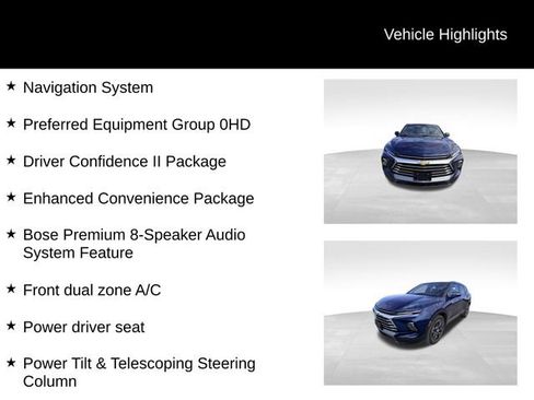 Certified 2023 Chevrolet Blazer Premier w/ Driver Confidence II Package AWD/4WD image 13