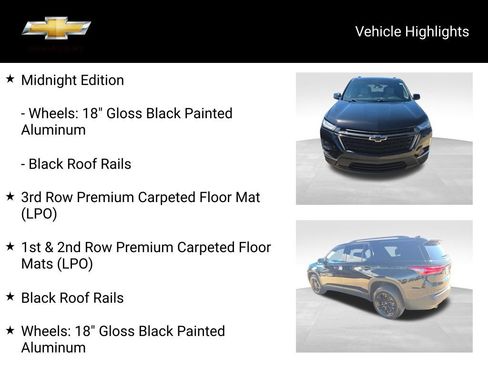 Used 2022 Chevrolet Traverse LS w/ Midnight/Sport Edition AWD/4WD image 21