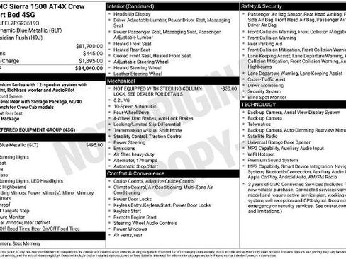 Used 2023 GMC Sierra 1500 AT4X AWD/4WD image 4