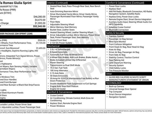 Used 2023 Alfa Romeo Giulia Sprint image 34