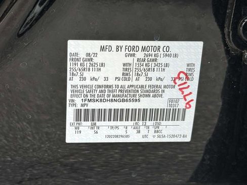 Used 2022 Ford Explorer XLT w/ Equipment Group 202A image 26